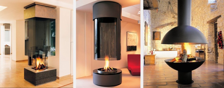 Пентхаус с камином