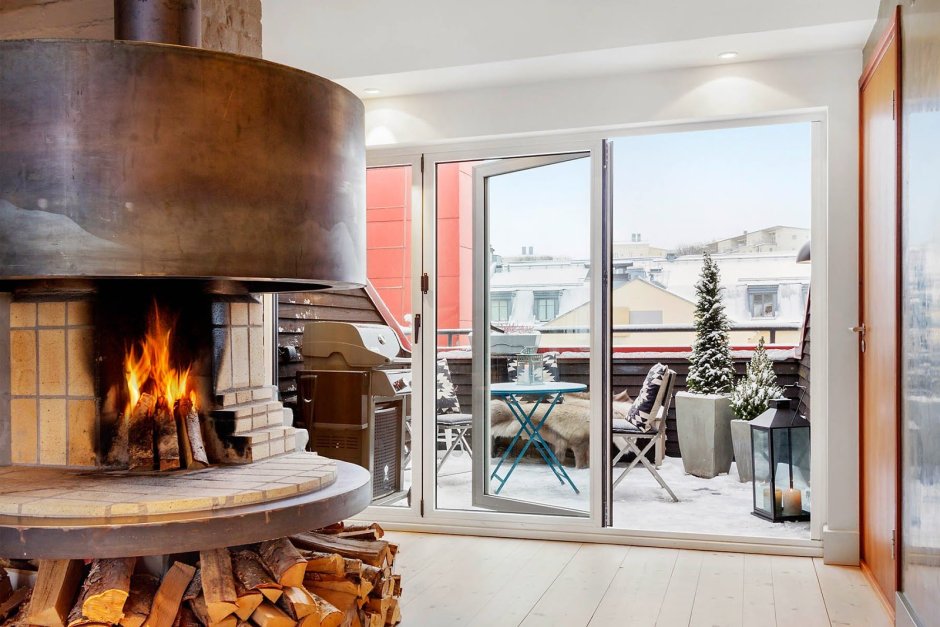 Камин Bordelet Zelia 908 со стеклом