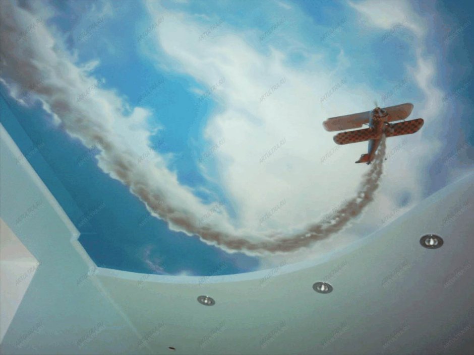 Грозовое небо с молниями