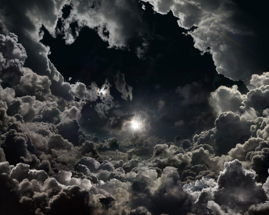 Сиреневые облака