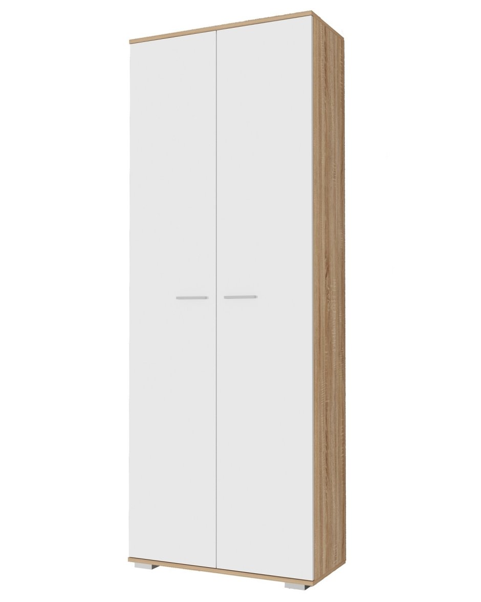 Стенка Флай ЦС-01 сонома/белый глянец