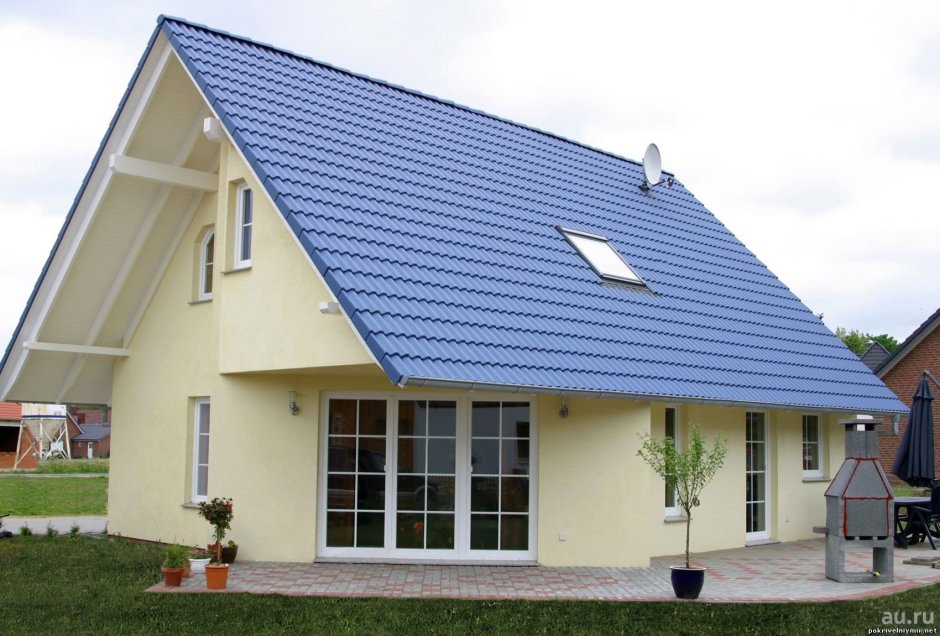 Цвет крыши дома и стен сочетание
