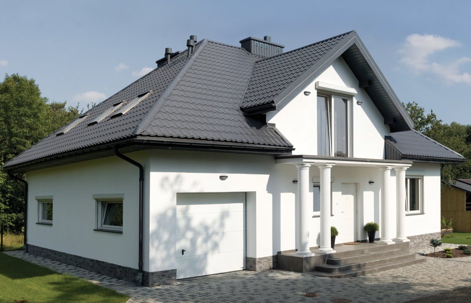 Металлочерепица RAL 7024