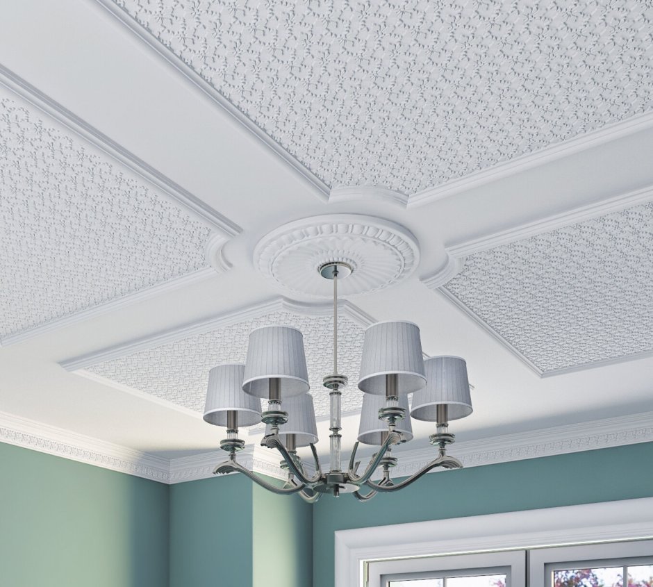 Плитка потолочная бесшовная Ренессанс