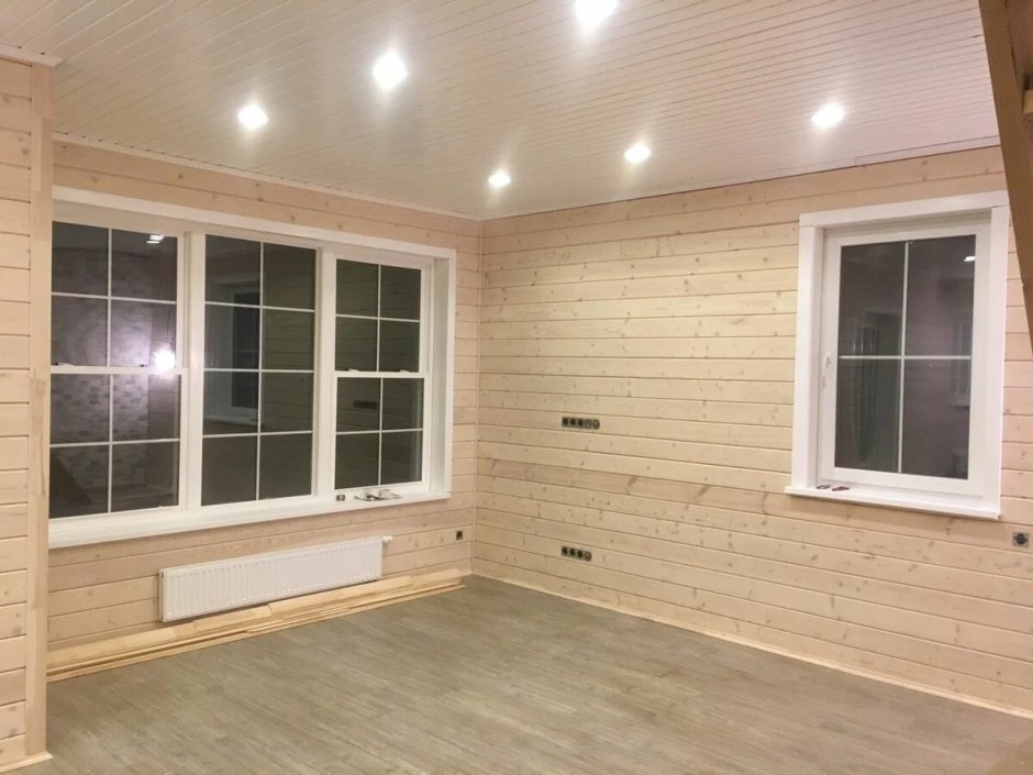 Мансарда экостиль вагонка