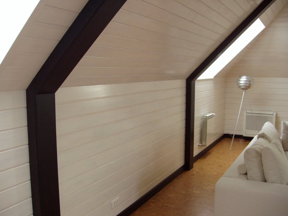 Отделка потолка вагонкой