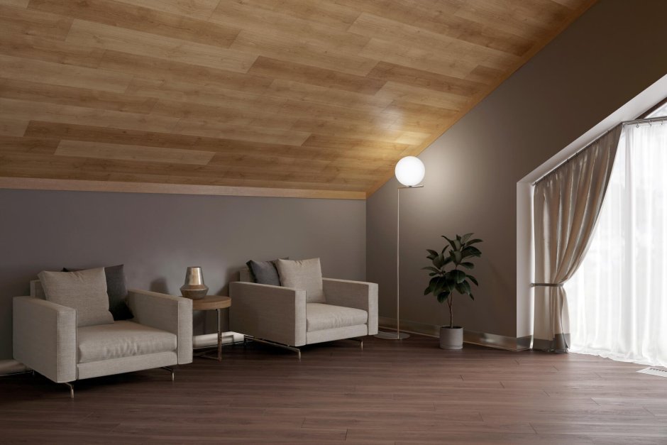 Подвесной потолок из вагонки