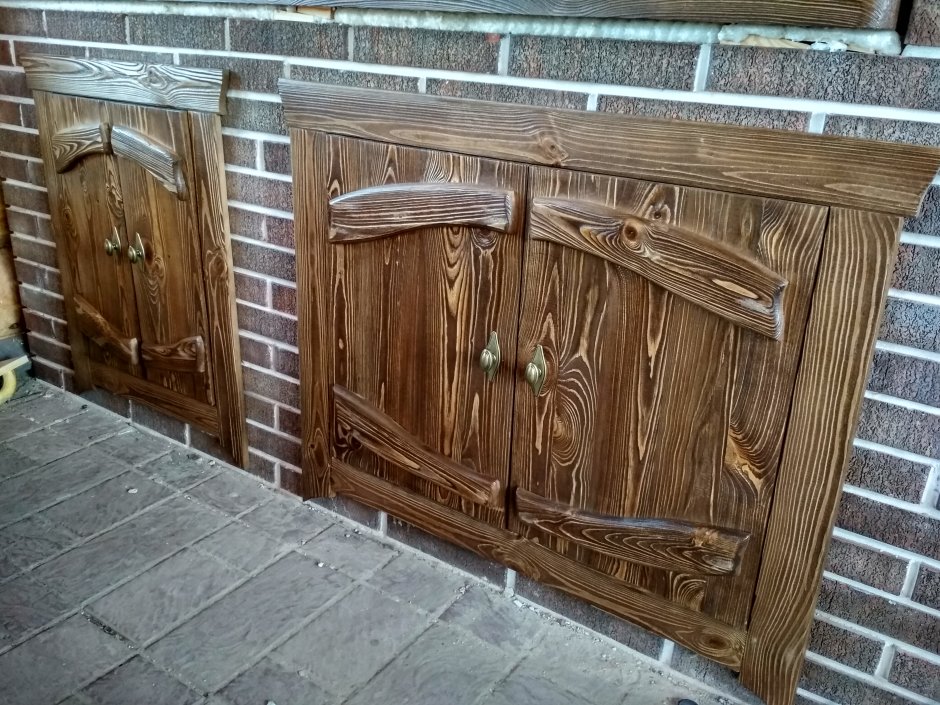 Деревянные двери под старину
