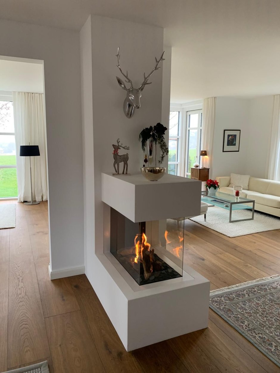 Современные газовые камины