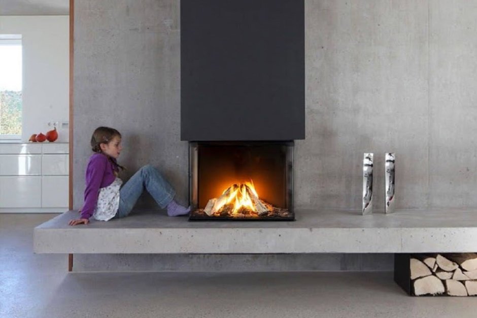 Газовый камин в интерьере