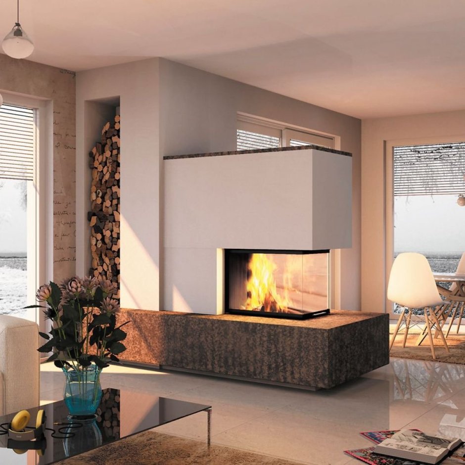 Дровяная печь-камин Fireplace hordo