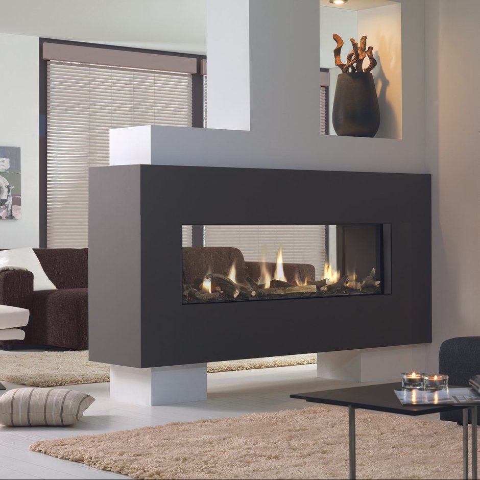 Газовый камин прозрачный