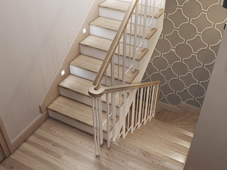 Лестничное ограждение таунхаус