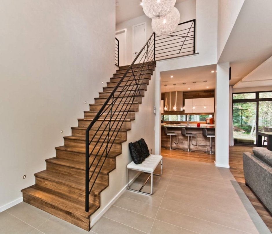 Лестничное ограждение таунхаус