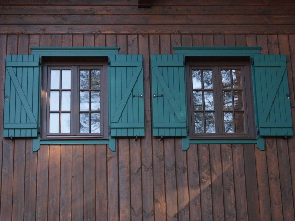 Ставни на окна деревянные