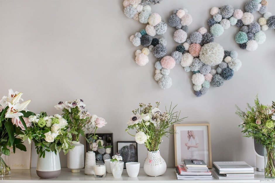 Оригинальное оформление стен