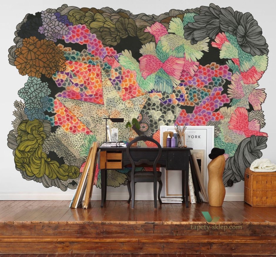 Оригинальный декор стен