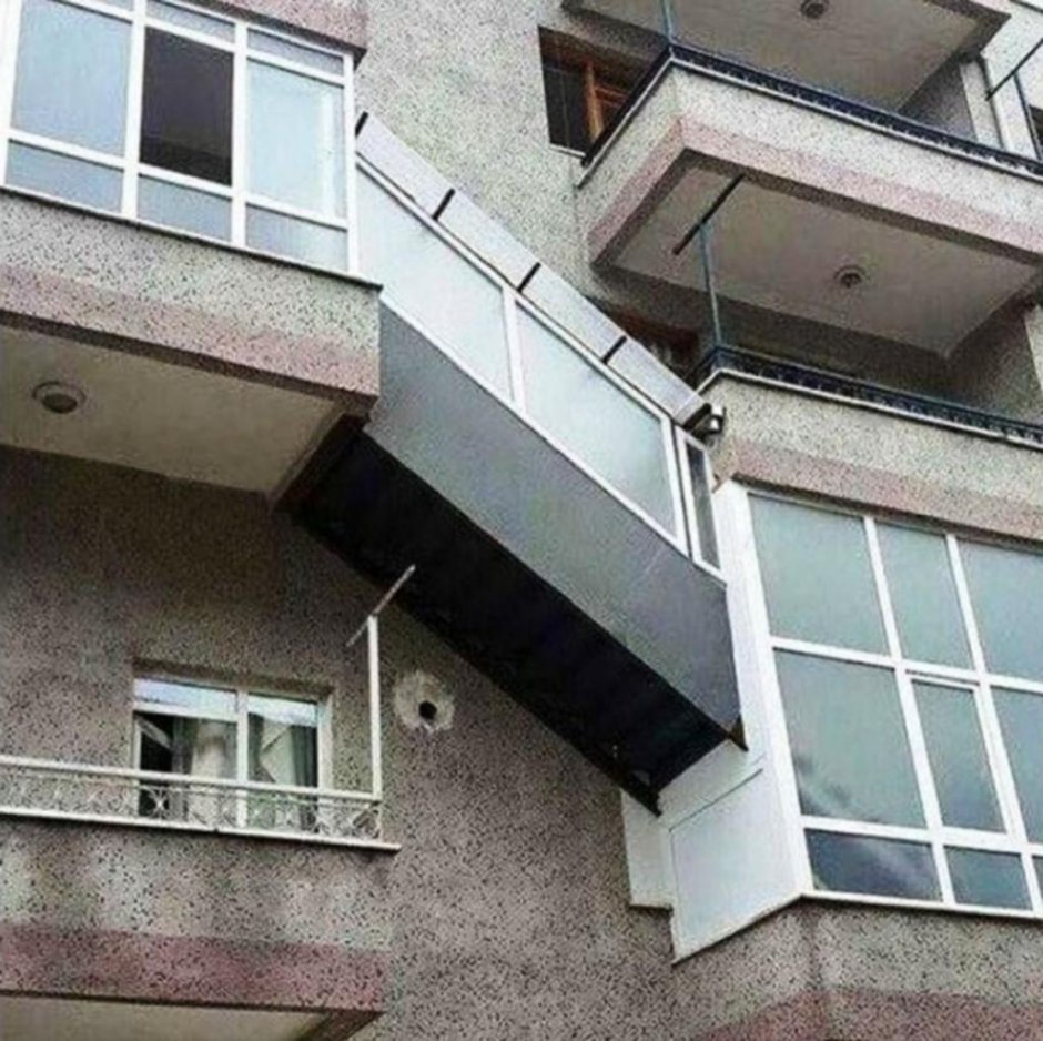 Пристроенный балкон