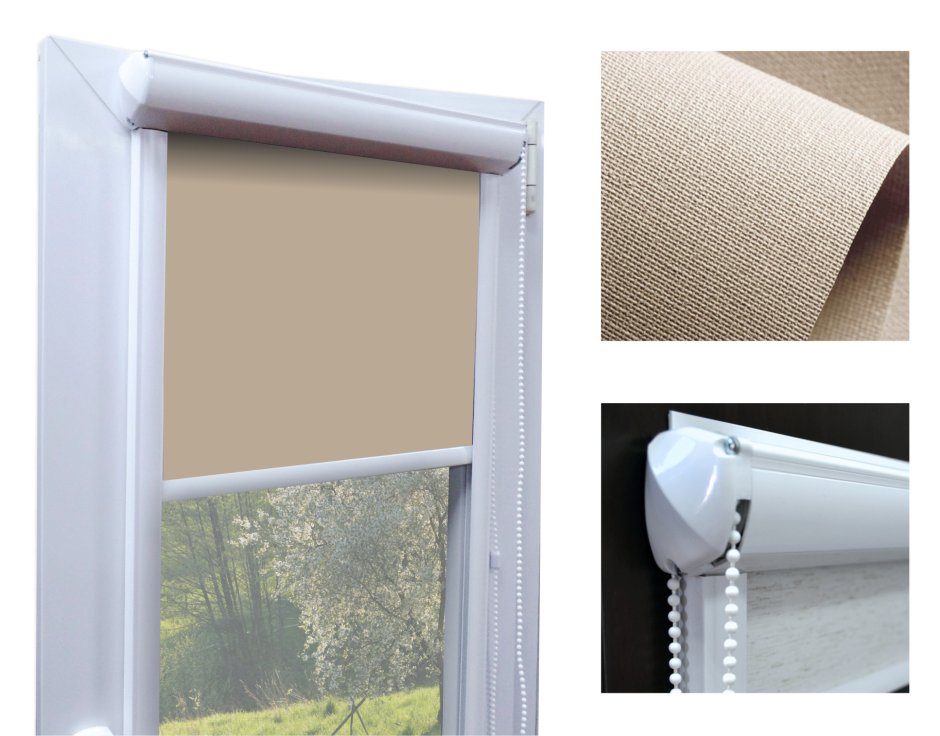 Кассетные рулонные шторы Uni 1