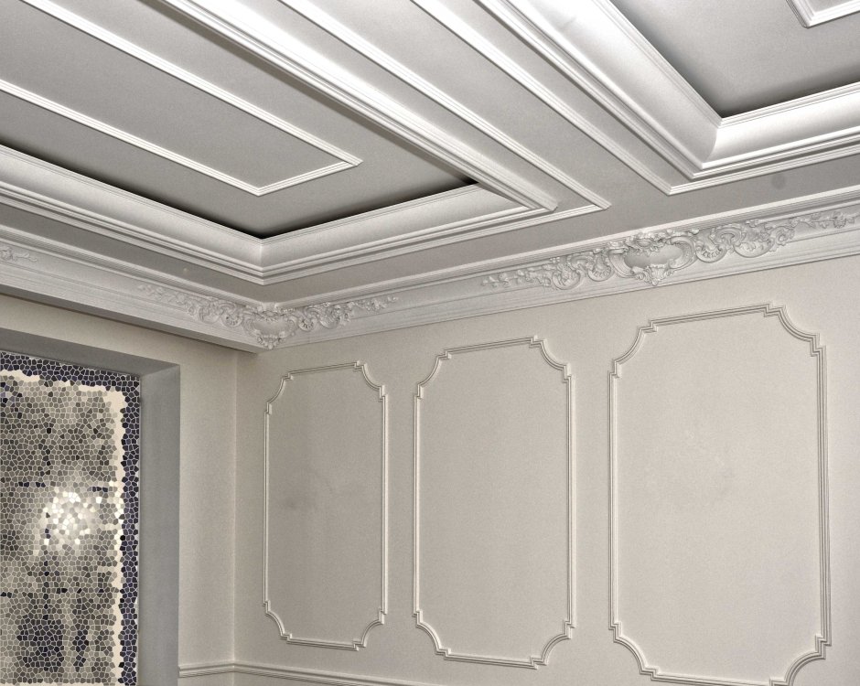 Потолочные карнизы Европласт в интерьере