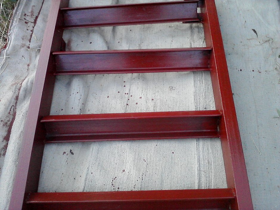 Металлокаркас лестницы с забежными ступенями на 180 градусов