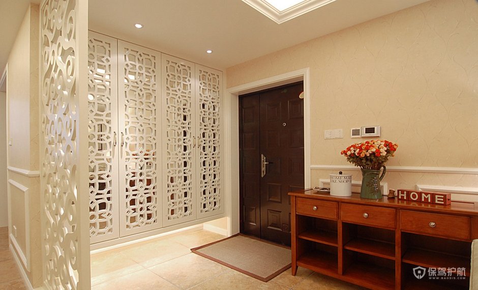 Встроенный шкаф в Восточном стиле