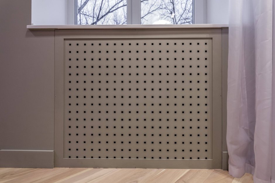 Шкаф с рифлеными фасадами