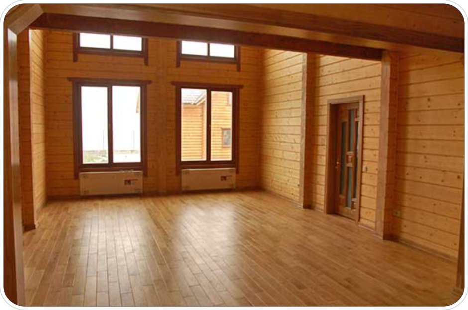 Отделка пола фанерой в деревянном доме