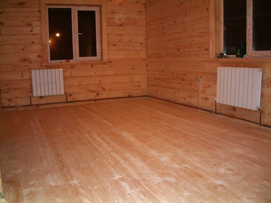 Пол в деревянном доме