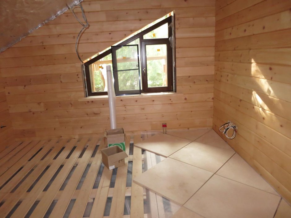 Отделка пола в деревянном доме
