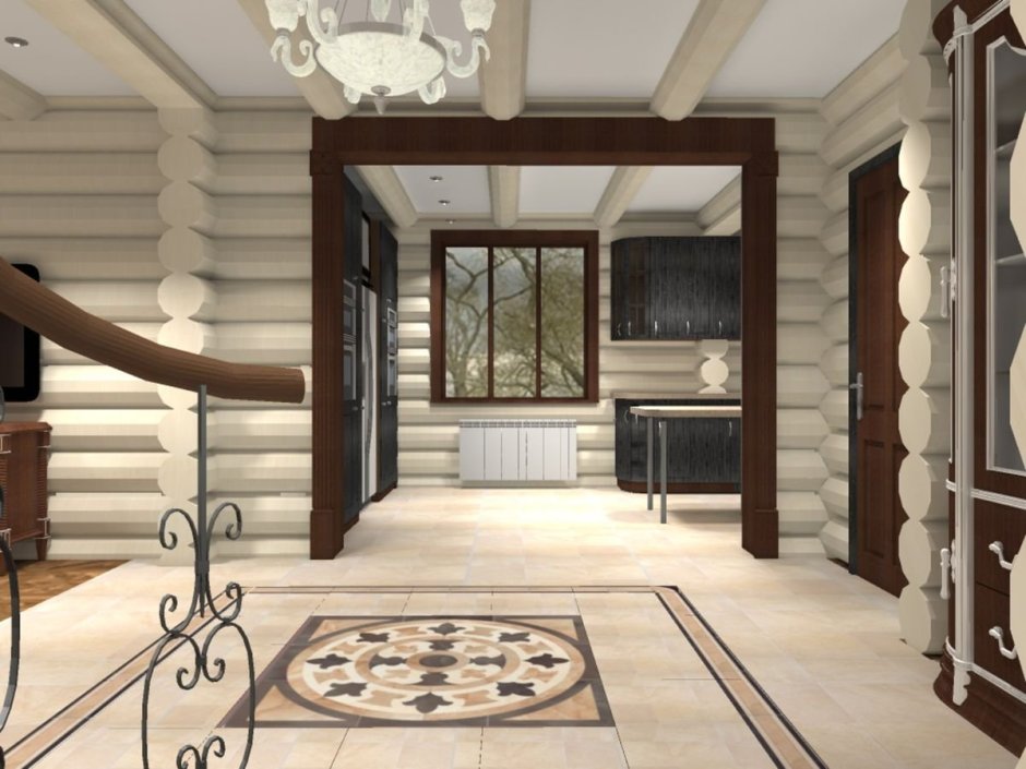 Имитация бруса кедр