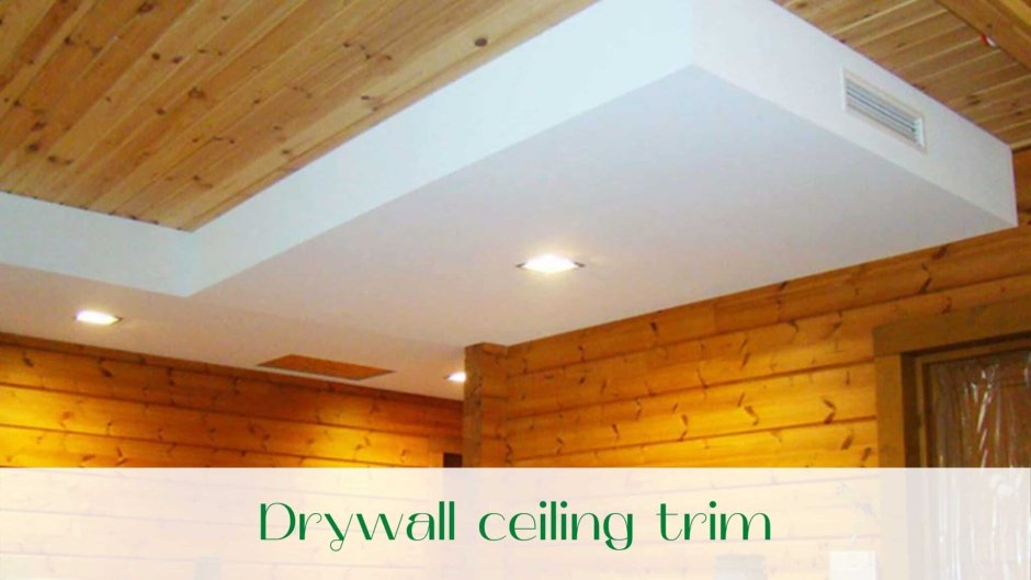 Натяжной потолок в деревянном доме