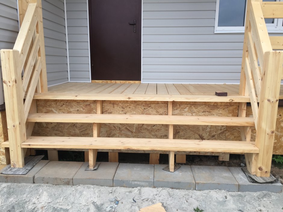 Крыльцо из бруса