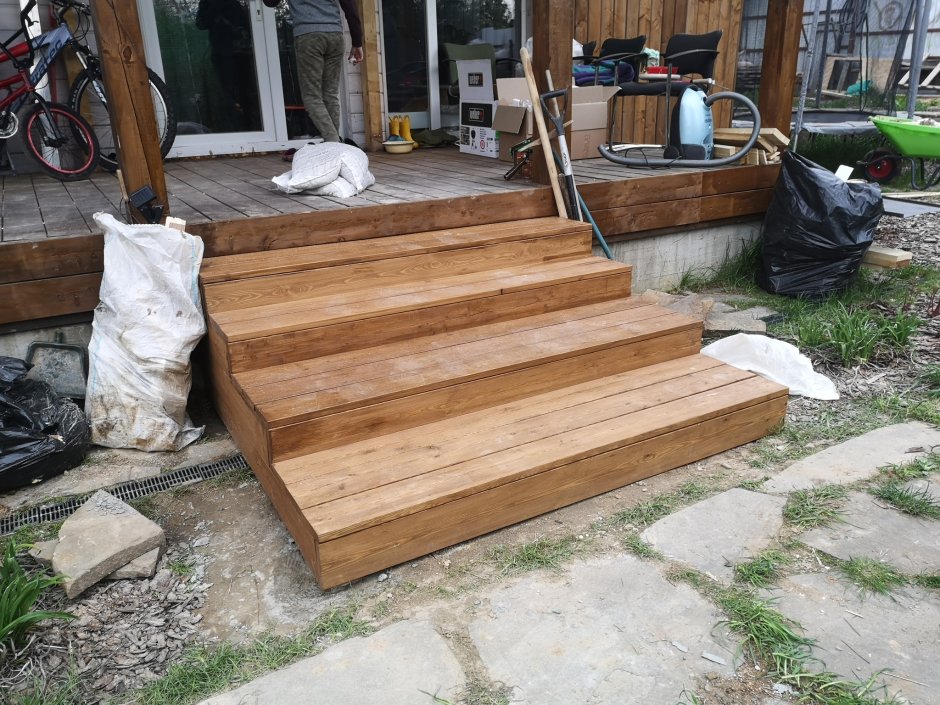 Коврик на крыльцо на дачу