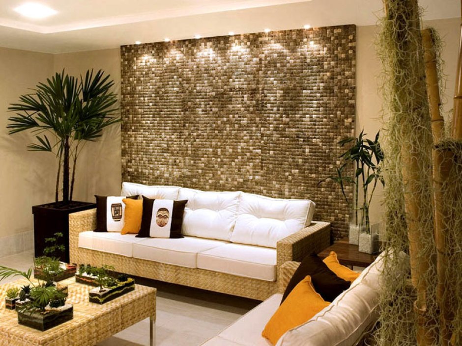 Отделка стен деревом