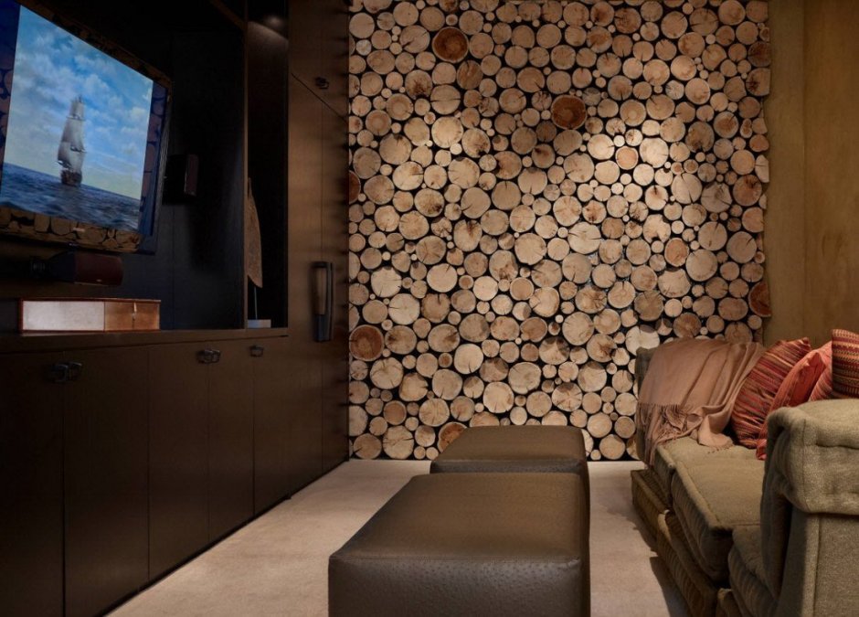 Панно из пробковых обоев