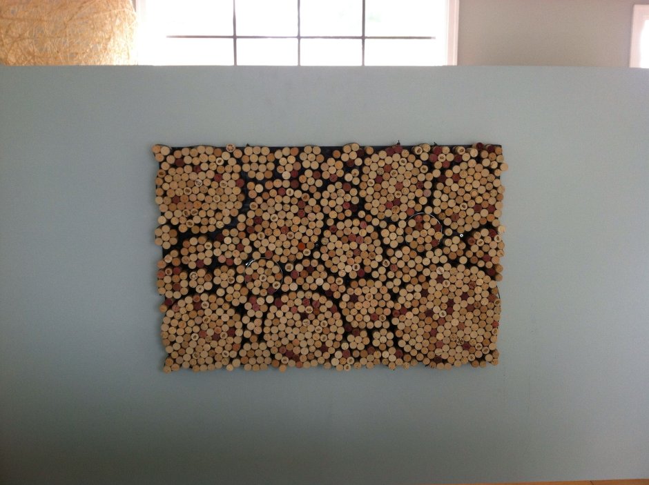 Панно из пробкового листа