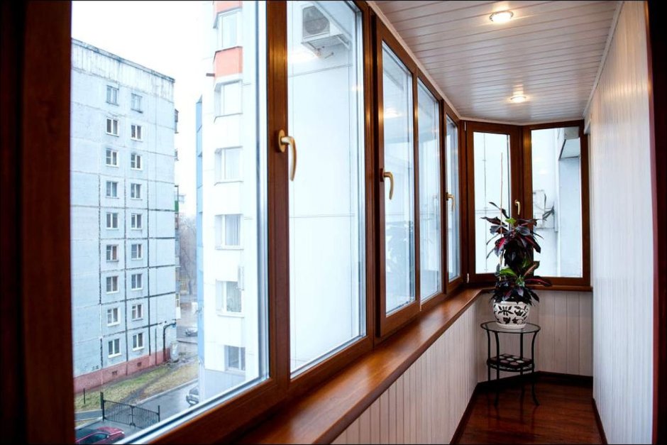 ПВХ панели для балкона