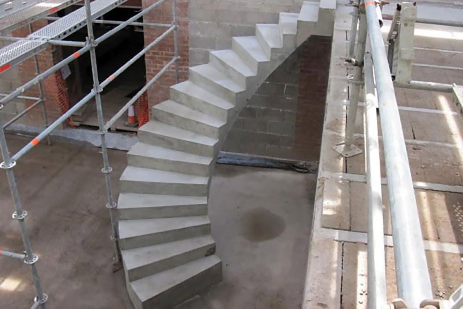 Винтовой лестницы наружные бетонный