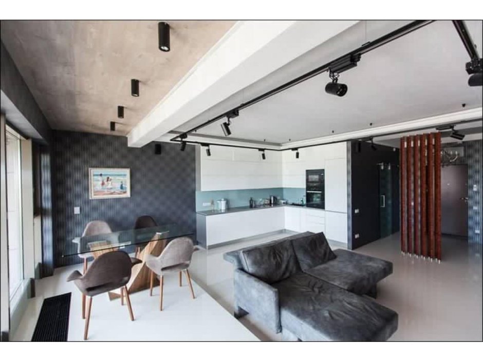 Трековые светильники в интерьере