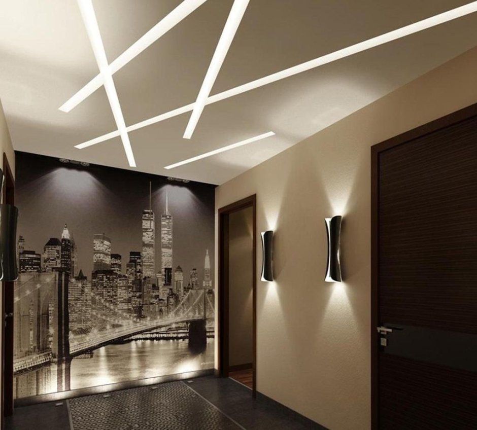 Линенейнвн светильники в приходнй