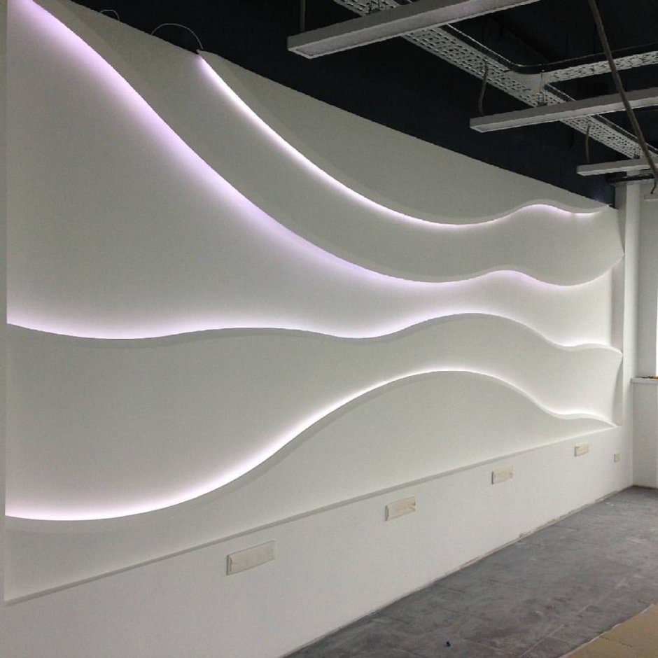 Световая 3d панель Zaha