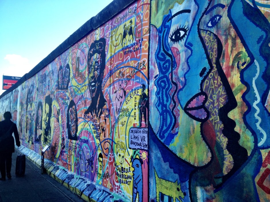 Берлинская стена Разрисованная