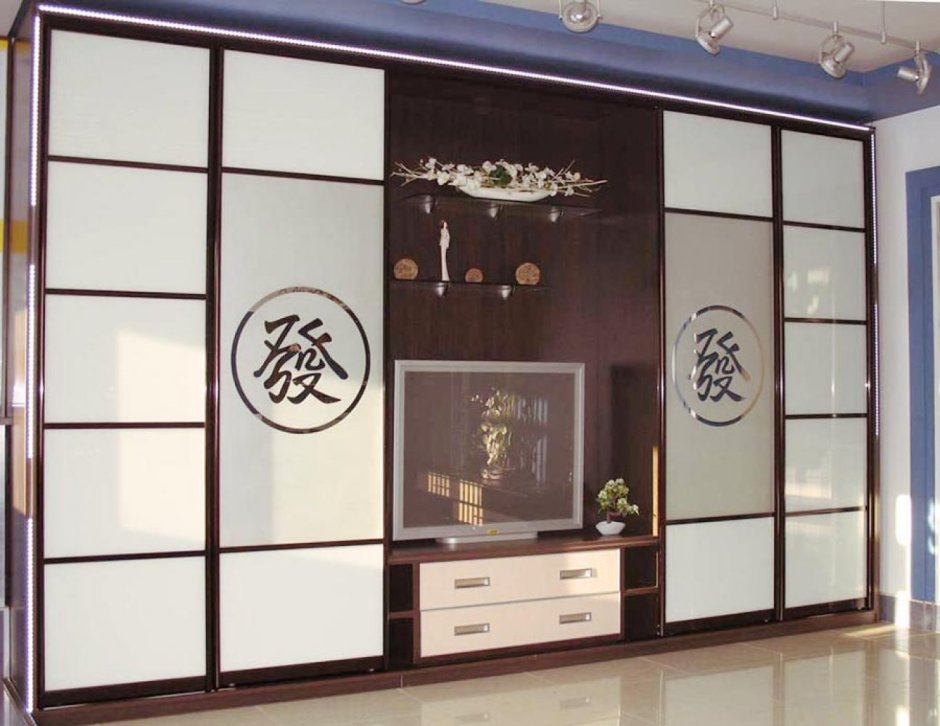 Шкаф в японском стиле