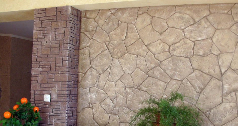 Декоративная штукатурка под камень
