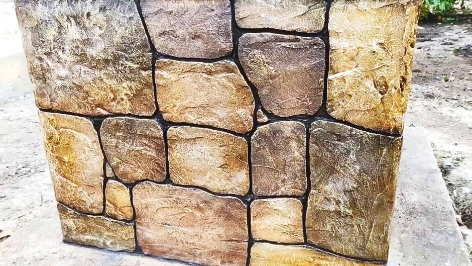 Имитация дикого камня