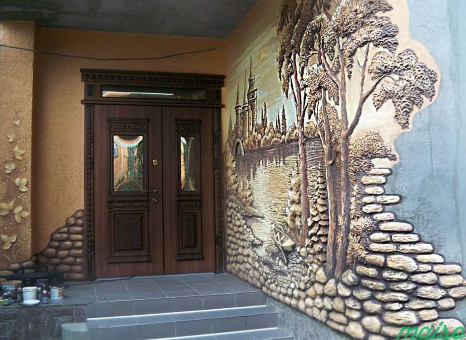 Панно из камня на стену