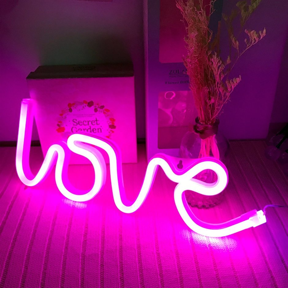 Neon_Studio / подвесной неоновый светильник «Love»