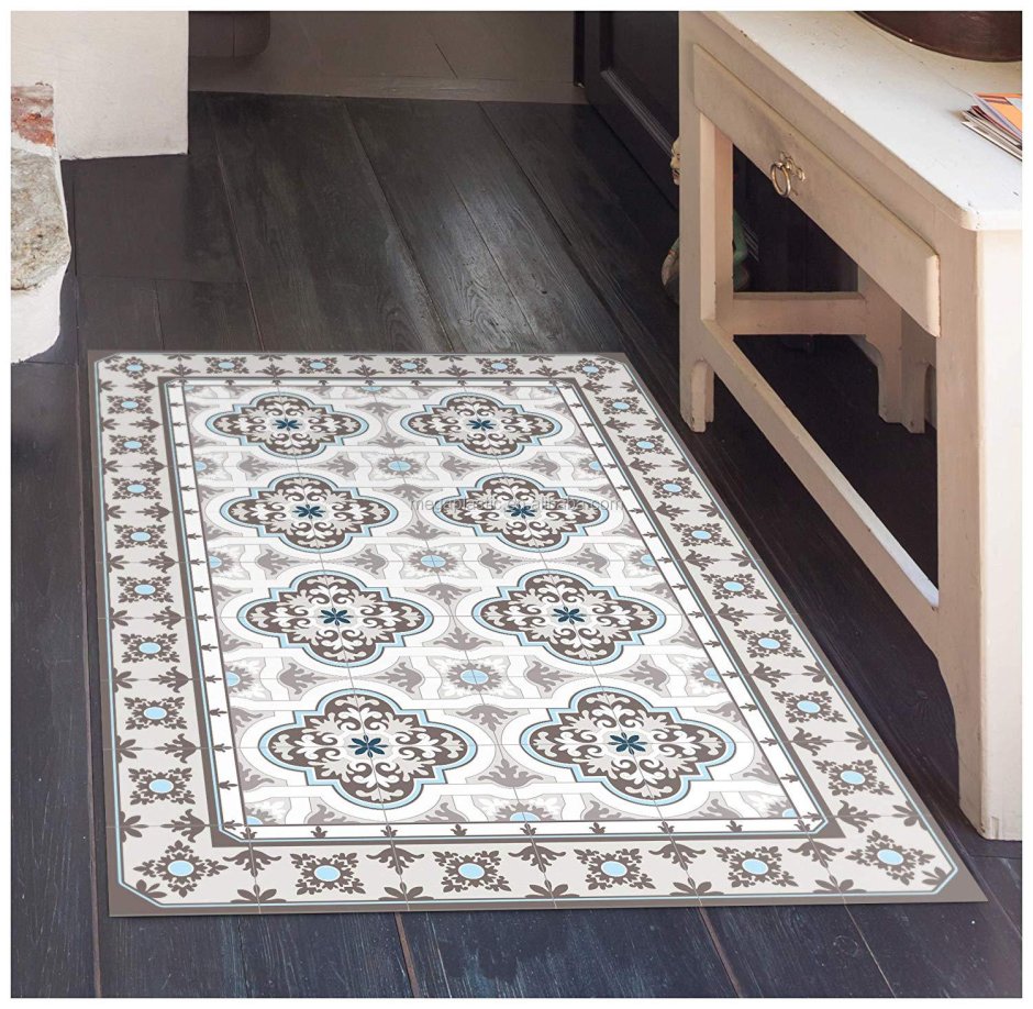 Ковер на линолеуме