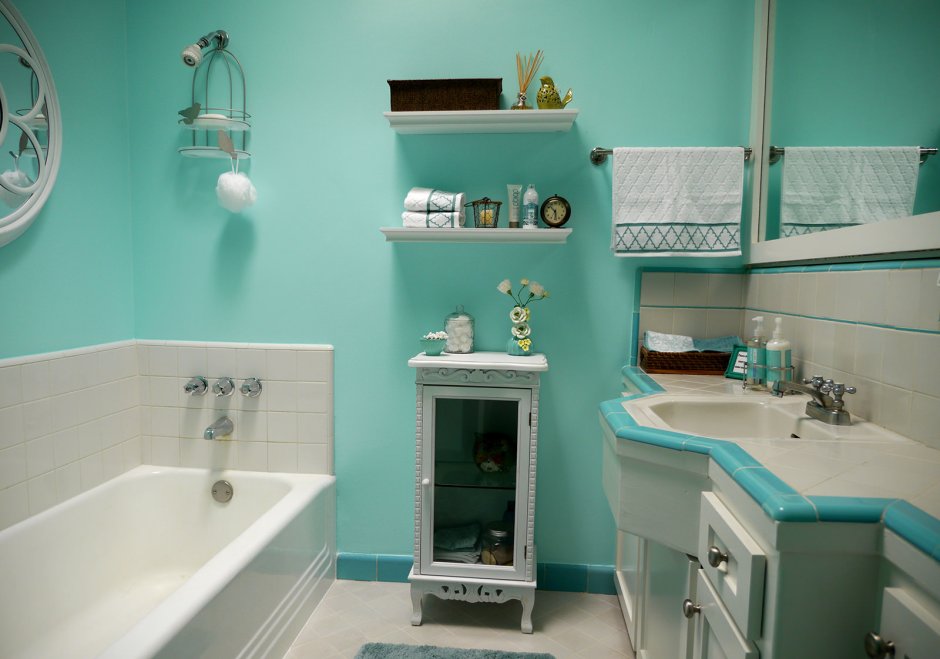 Ванная комната покраска стен дизайн